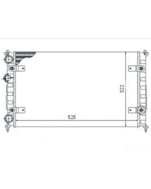 VOLKSWAGEN POLO CLASSİC SU RADYATÖRÜ 1996-2002