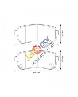 Kia Sportage Arka Fren Balatası 2011-2013