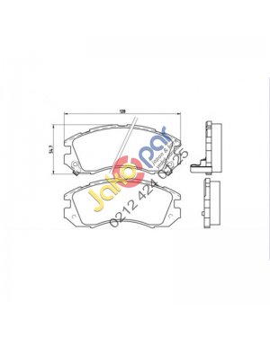 Subaru İmpreza 4wd Ön Fren Balatası 1992-2000