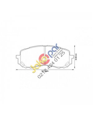 Subaru İmpreza 1.5 Ön Fren Balatası 2000-2012