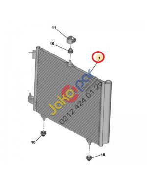 PEUGEOT 208 KLİMA RADYATÖRÜ
