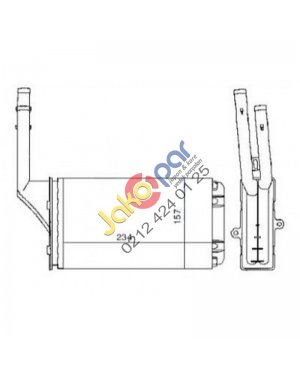 Peugeot 106 Kalorifer Radyatörü