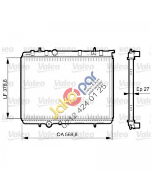PEUGEOT 307 SU RADYATÖRÜ (OTOMATİK VİTES)
