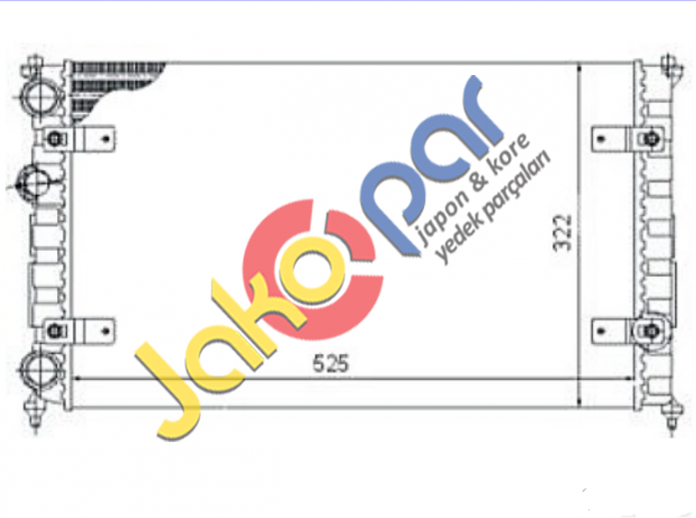 SEAT İBİZA II SU RADYATÖRÜ 1993-1999 BENZİNLİ