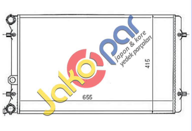 POLO CLASSİC SU RADYATÖRÜ 1996-2002