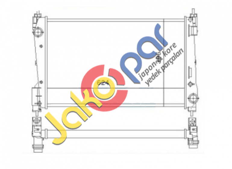 FİAT GRANDE PUNTO 1.3 JTD SU RADYATÖRÜ 2004-2012
