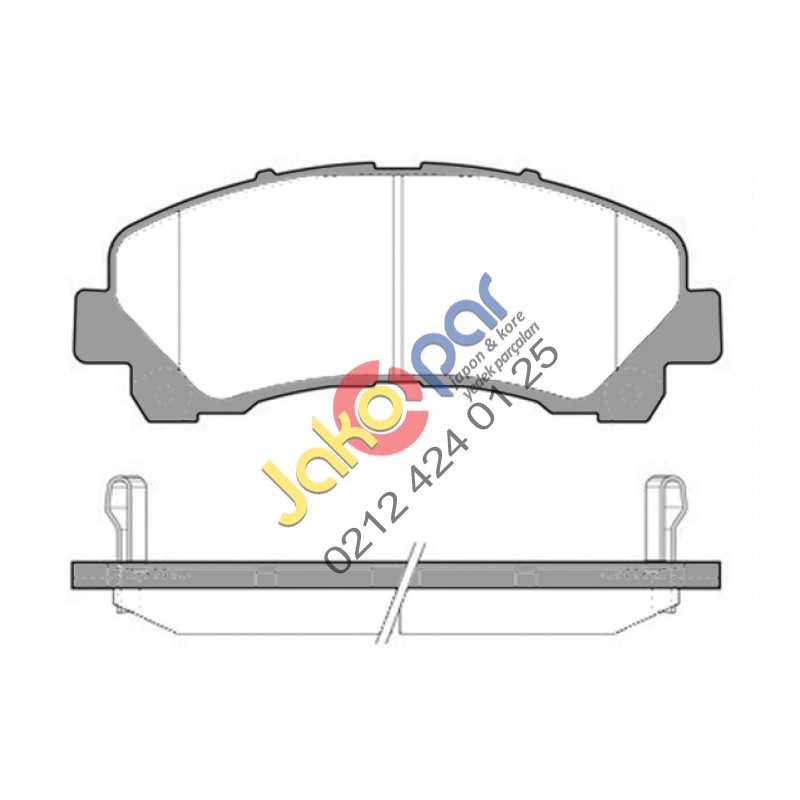 Isuzu Dmax Ön Fren Balatası 2008-2013