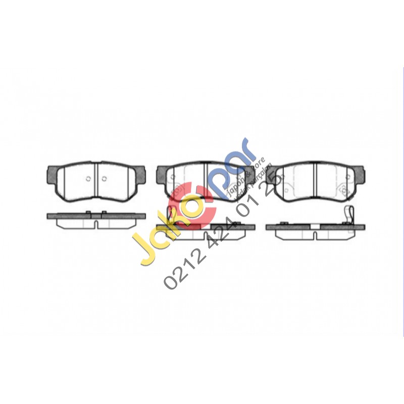 Hyundai Santafe Arka Fren Balatası 2001-2005