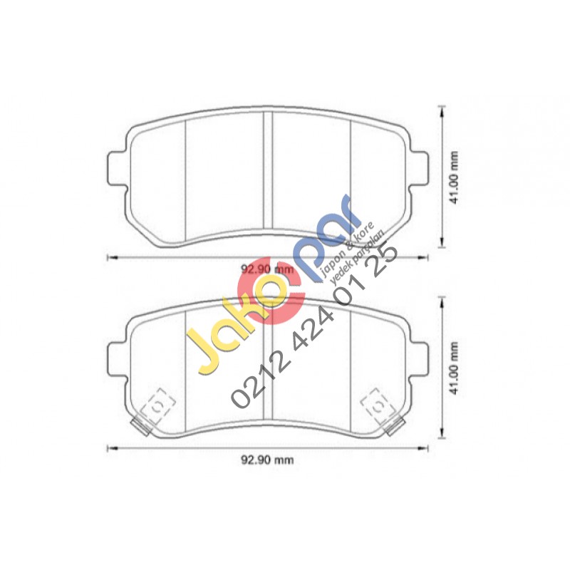 Kia Sportage Arka Fren Balatası 2011-2013