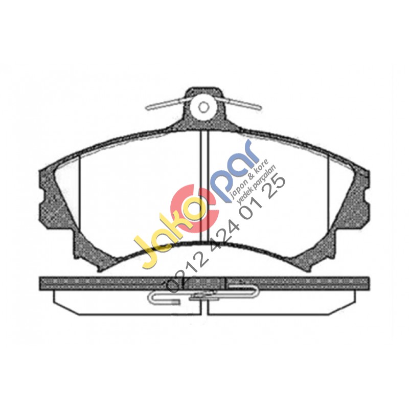 Mitsubıshı Carisma Ön Fren Balatası 1996-2006 1.8-ABS