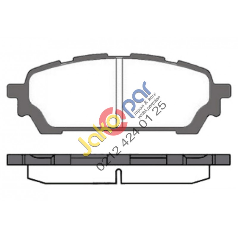 Subaru İmpreza Arka Fren Balatası 2000-2007