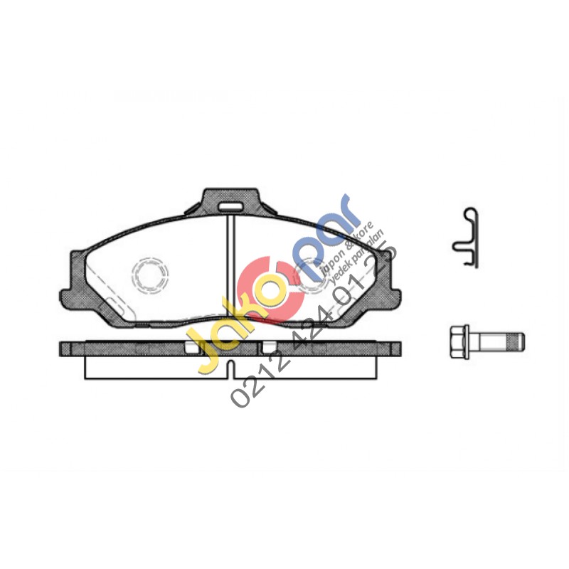 Mazda B2500 BT56 4wd Ön Fren Balatası 2006-2011