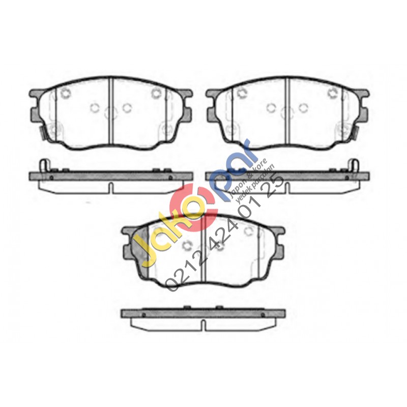 Mazda 6 1.8 2.0 Ön Fren Balatası 2003-2007