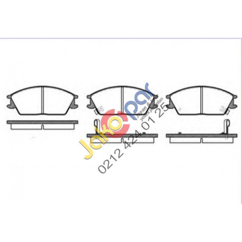 Hyundai Accent Ön Fren Balatası 1995-2006