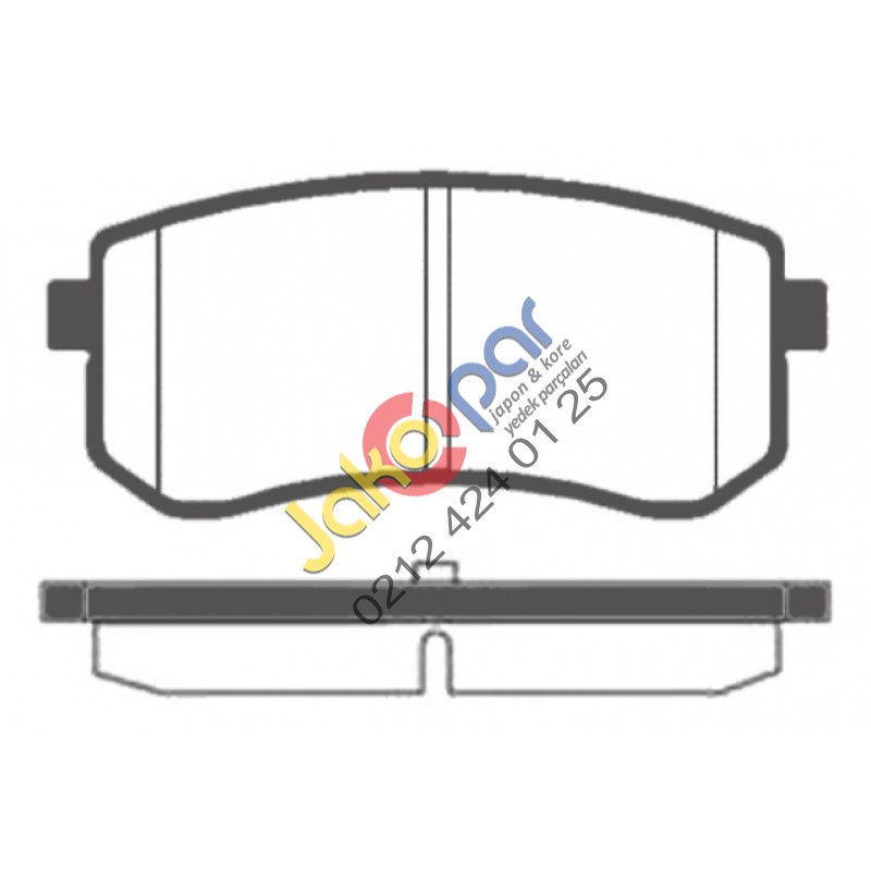 Kia Picanto Arka Fren Balatası 2004-2010