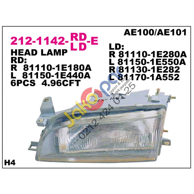 Corolla 1992-1997 Far SAĞ