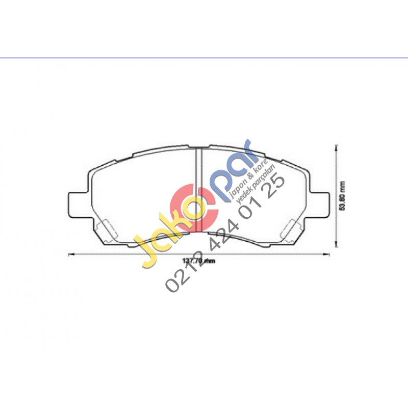 Subaru İmpreza 1.5 1.6 Ön Fren Balatası 1992-2000