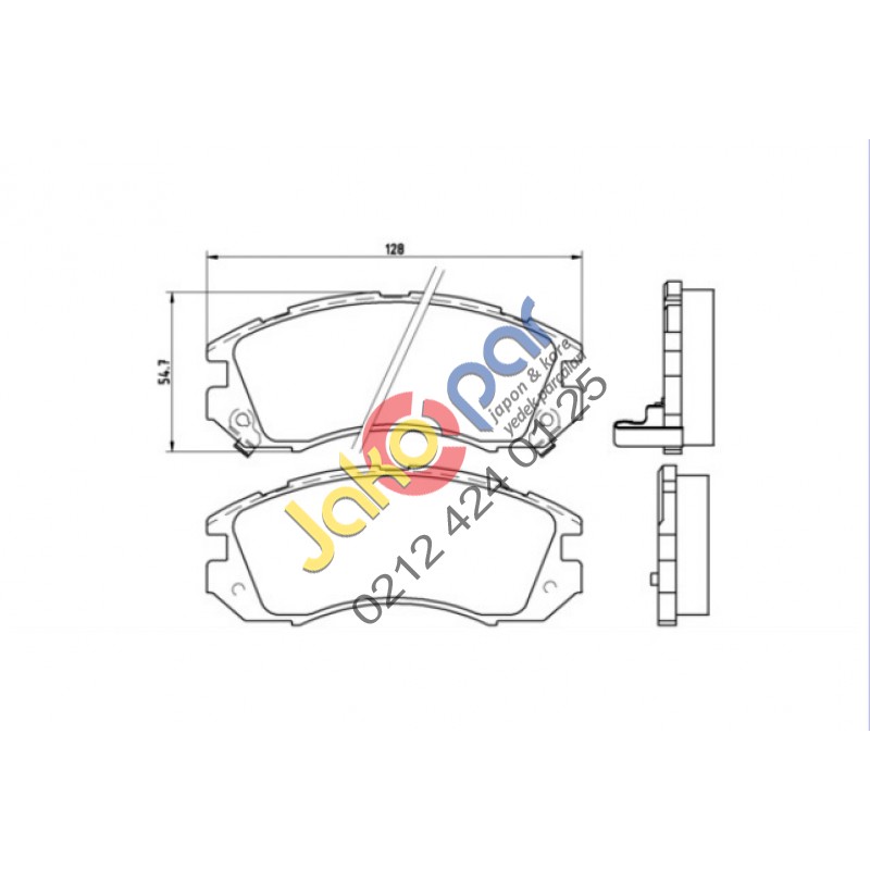 Subaru İmpreza 4wd Ön Fren Balatası 1992-2000