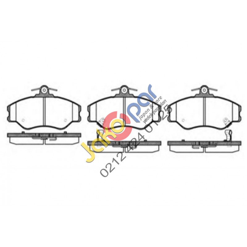 Hyundai H100 Minibüs Ön Fren Balatası 1994-2008