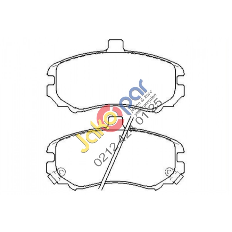 Hyundai Elentra On Fren Balatası 2004-2006