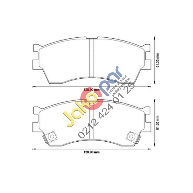 Kia Rio Ön Fren Balatası 14 JANT 2000-2004