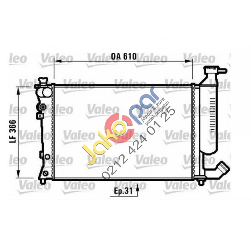 PEUGEOT 306 GTi SU RADYATÖR