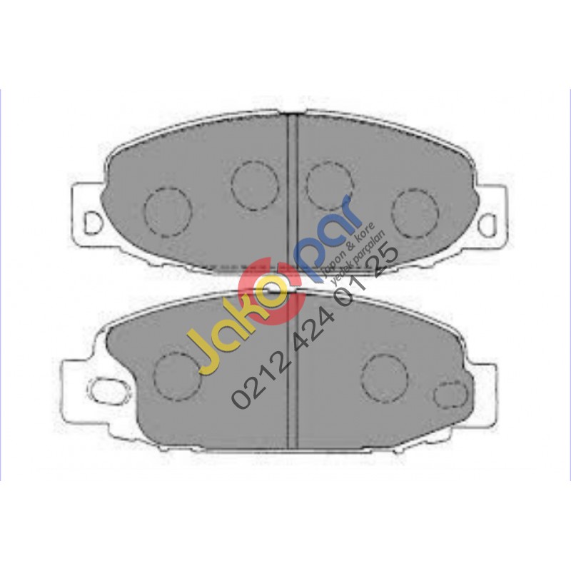 Mitsubishi Canter-519- Ön Fren Balatası 2003-2007-4Lü