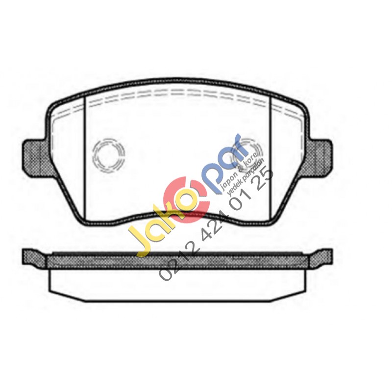 Nissan Micra K12 Ön Fren Balatası 2003-2010