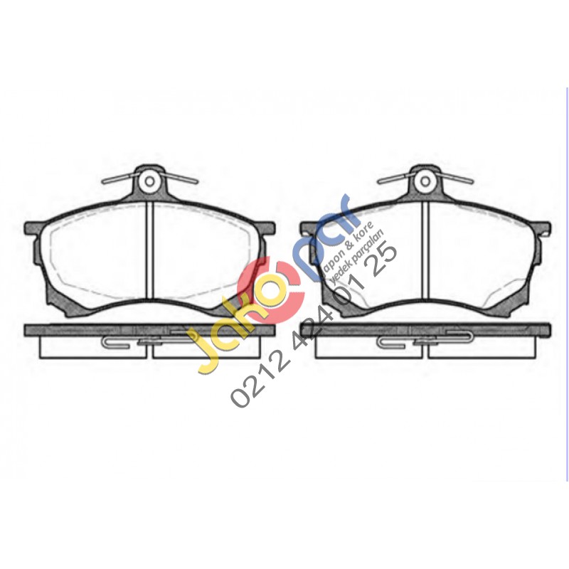 Mitsubishi Carisma Ön Fren Balatası 1.6- 1996-2006