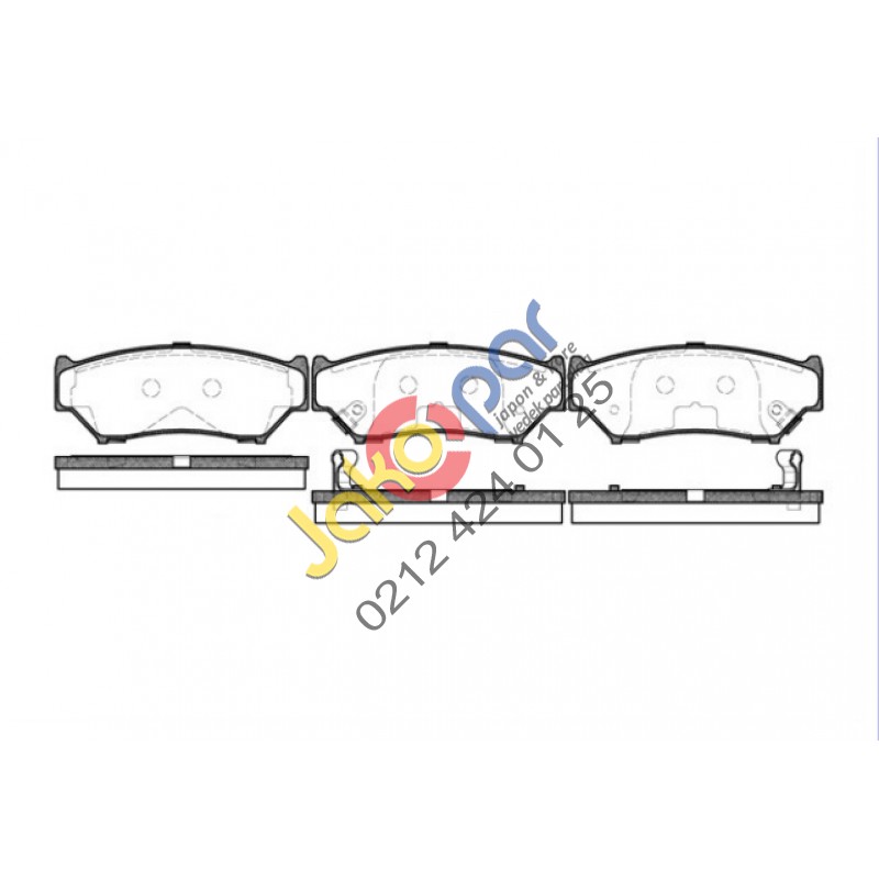 Suzuki Vitara Ön Fren Balatası 1990-1998 (5 kapı)