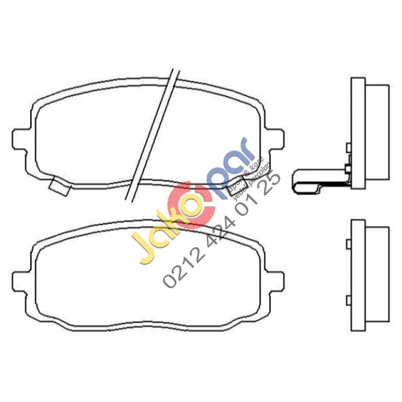 Kia Picanto Ön Fren Balatası 2004-2010