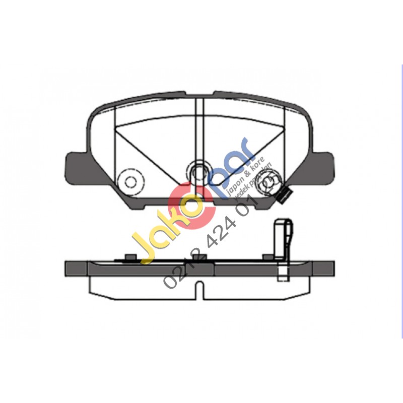Mitsubıshı Asx Arka Fren Balatası 2012-2016