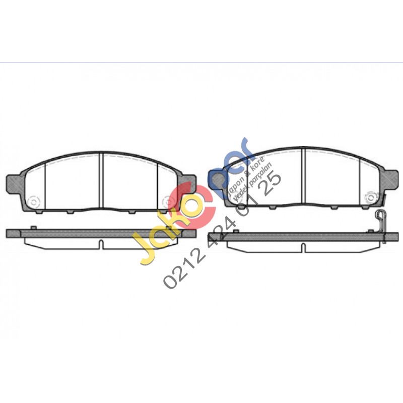 Mitsubishi L200 Ön Fren Balatası 2006-20012