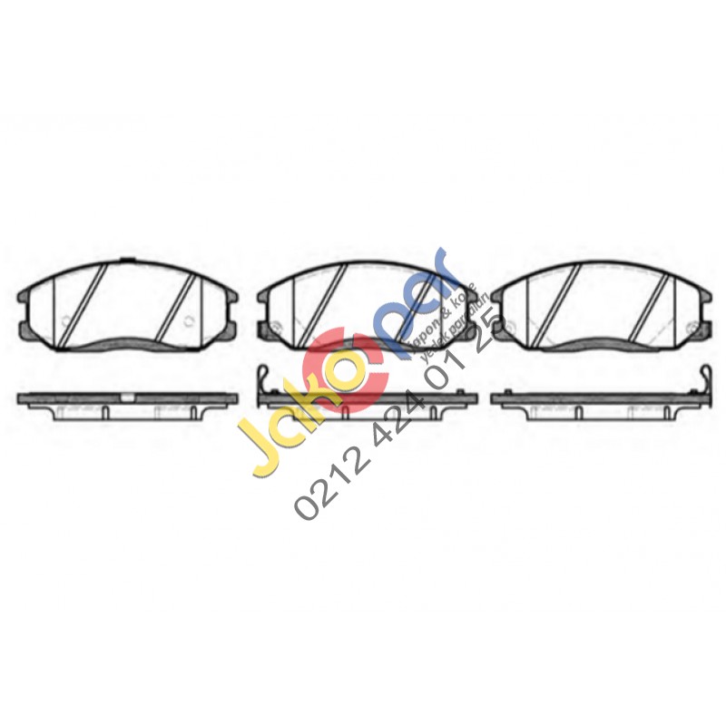 Hyundai Starex On Fren Balatası 2003-2008
