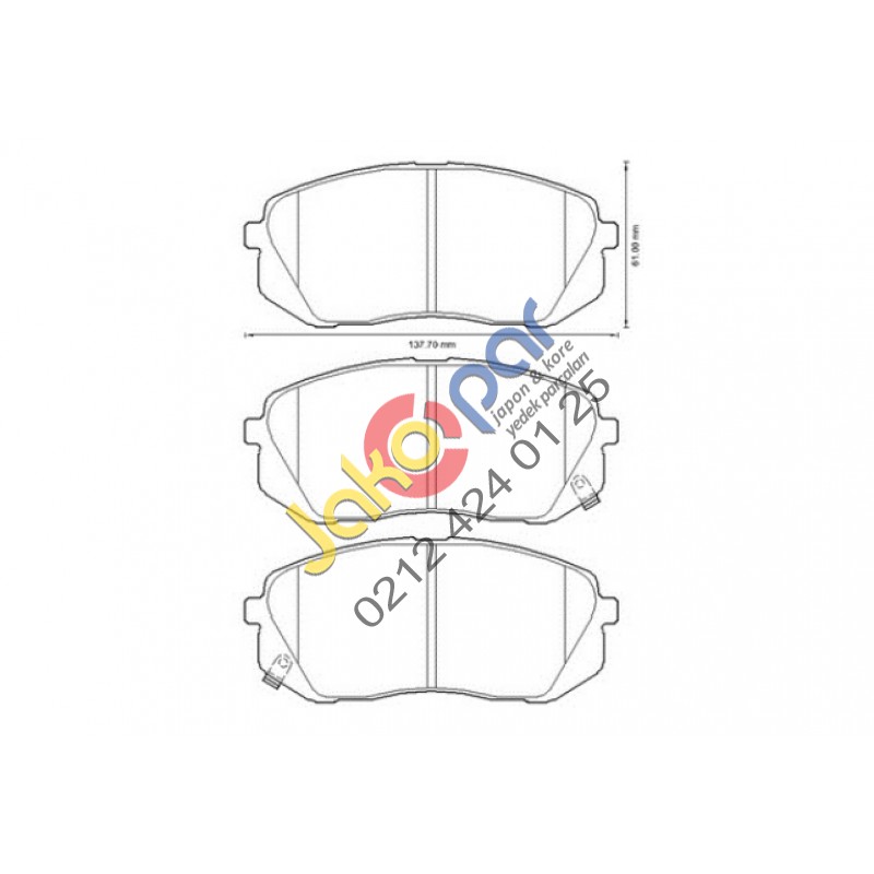 Hyundai İx35 Ön Fren Balatası 2011-2014