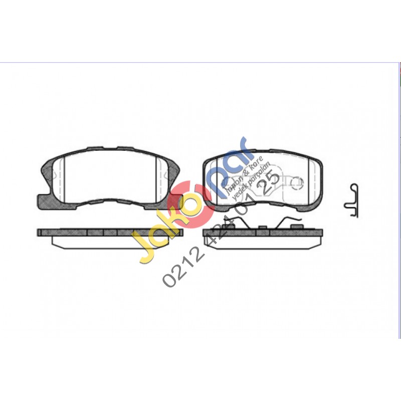 Daihatsu YRV Ön Fren Balatası 2002-2010