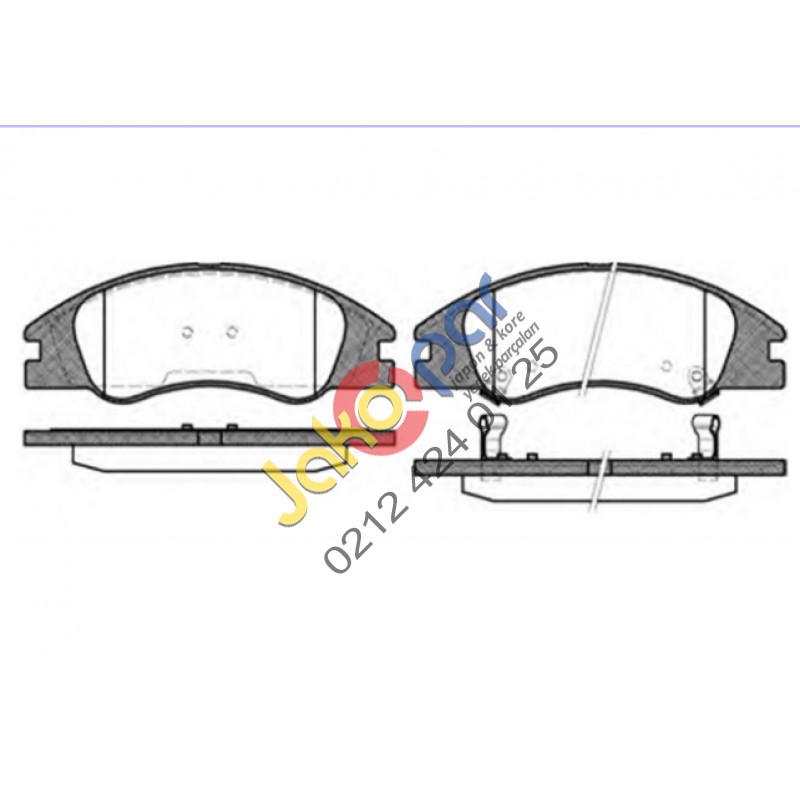 Kia Cerato On Fren Balatası 2004-2011