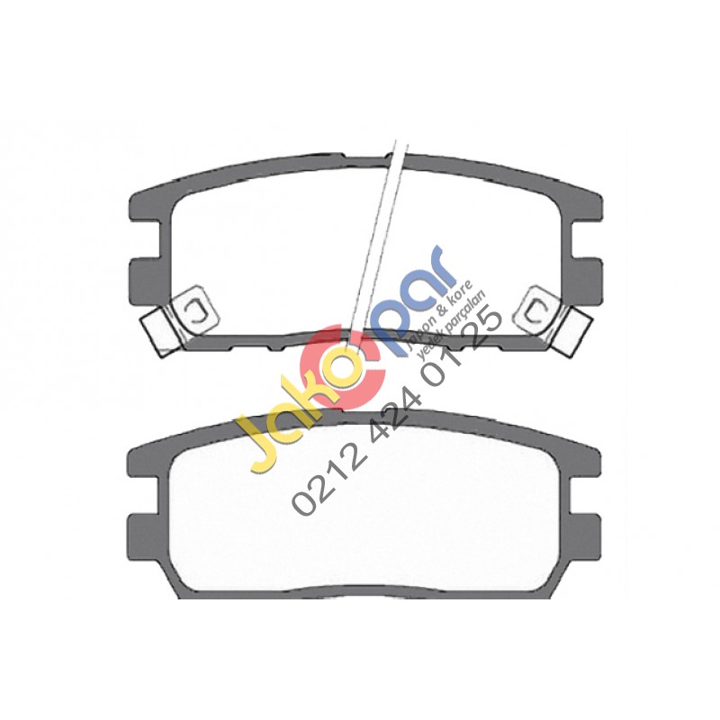 Mitsubishi Pajero Arka Fren Balatası 1990-2000